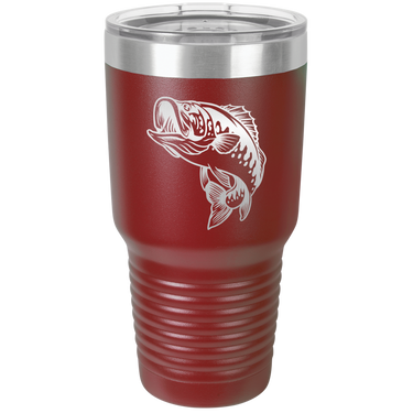 Bass Fishing 30oz Ringneck Tumbler